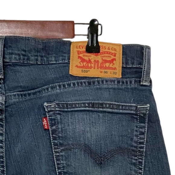 Levi’s 559 Relaxed Straight Jeans Blue - Picture 9 of 16